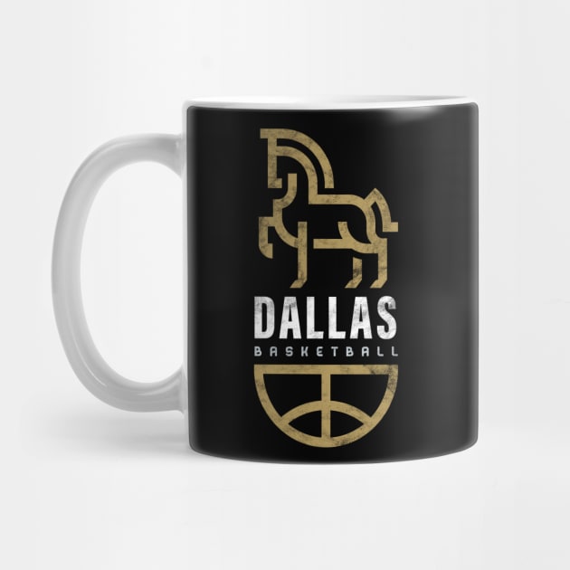 Cool Modern Dallas Mavericks Basketball fan gift by BooTeeQue